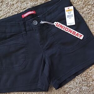 Unionbay Junior's Black Shorts